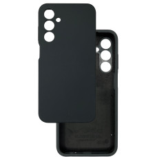 Чехол накладка Silicone Cover Soft Touch ЗК Samsung A25 Черный