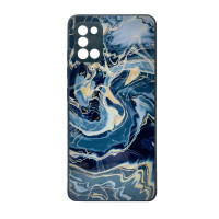 Чохол накладка Marble Glass Samsung A31 Графітовий