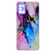 Чехол накладка Marble Glass Samsung A31 Лаванда
