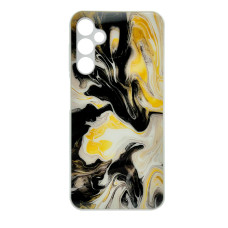 Чохол накладка Marble Glass Samsung A24 / M34 Білий