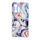 Чохол накладка Marble Glass Xiaomi 11T / 11T Pro Біла лаванда