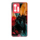 Чохол накладка Marble Glass Xiaomi 11T / 11T Pro Рожевий