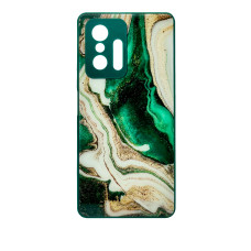 Чохол накладка Marble Glass Xiaomi 11T / 11T Pro Зелений