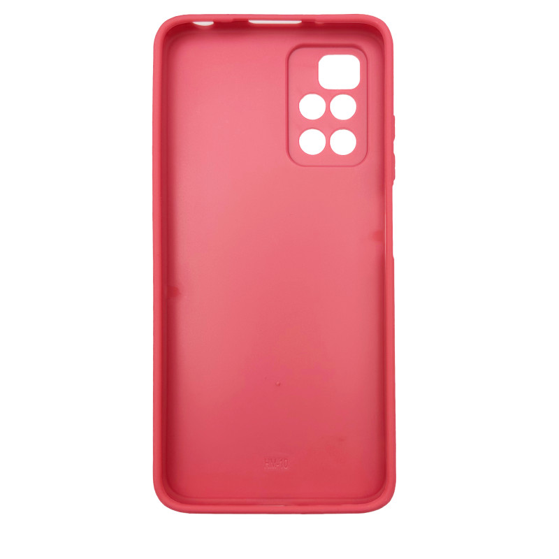 Чехол накладка Marble Glass Xiaomi Redmi 10 Розовый