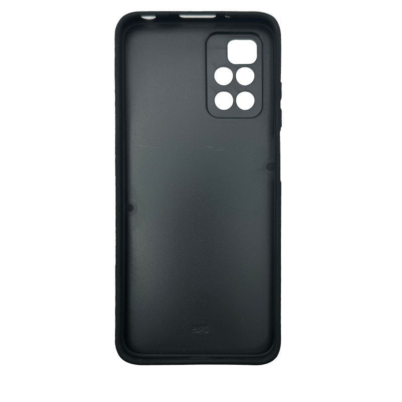 Чехол накладка Marble Glass Xiaomi Redmi 10 Графитовый