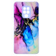 Чехол накладка Marble Glass Xiaomi Redmi Note 9s/Pro/Max Лаванда