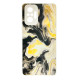 Чехол накладка Marble Glass Xiaomi Redmi Note 10 Pro / Max Белый