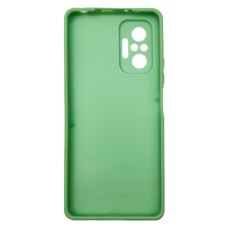 Чехол накладка Marble Glass Xiaomi Redmi Note 10 Pro / Max Мятный