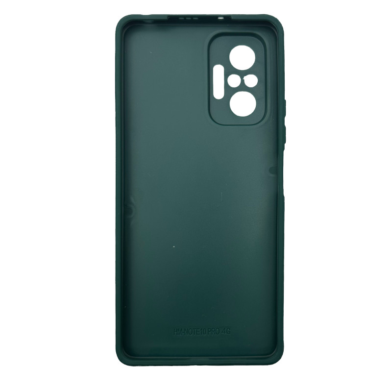Чехол накладка Marble Glass Xiaomi Redmi Note 10 Pro / Max Зеленый