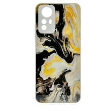 Чохол накладка Marble Glass Xiaomi Redmi Note 12S Білий