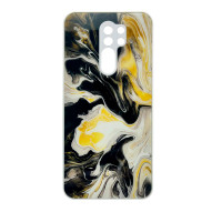 Чехол накладка Marble Glass Xiaomi Redmi 9 Белый