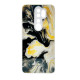 Чехол накладка Marble Glass Xiaomi Redmi Note 8 Pro Белый