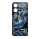 Чохол накладка Marble Glass Xiaomi Redmi 13c / Poco C65 Графітовий
