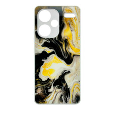 Чохол накладка Marble Glass Xiaomi Redmi Note 13 Pro+ Plus Білий