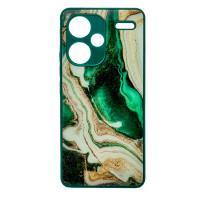 Чохол накладка Marble Glass Xiaomi Redmi Note 13 Pro+ Plus Зелений