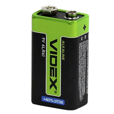 Крона VIDEX 6LR61 9V alkaline