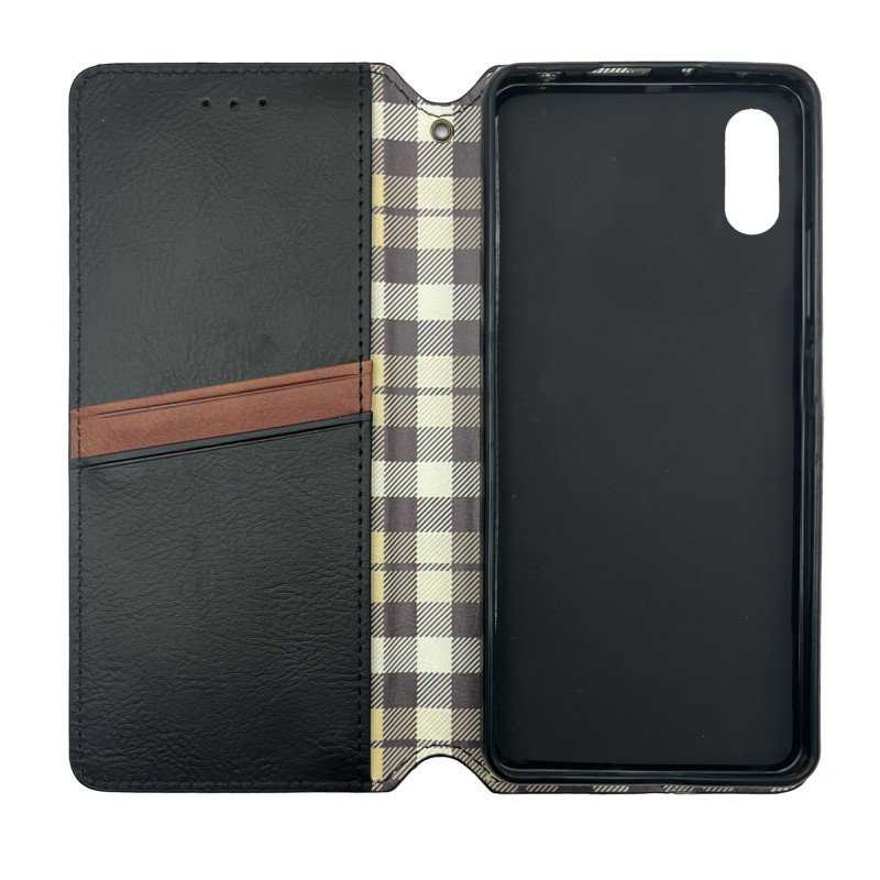Чохол книжка шкіряний Cubic Xiaomi Redmi 9A Чорний