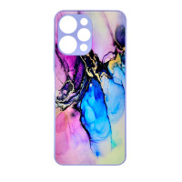 Чохол накладка Marble Glass Xiaomi Redmi 12 4G Лаванда