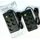 Подовжувач UA Power F17U на 6 розеток + 3USB 4м Black