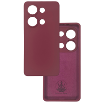 Чохол накладка Silicone Cover Soft Touch ЗК Xiaomi Redmi Note 13 4G Бордовий