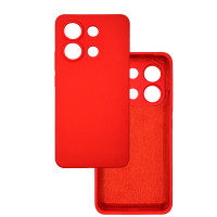 Чехол накладка Silicone Cover Soft Touch ЗК Xiaomi Redmi Note 13 4G Красный