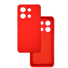 Чехол накладка Silicone Cover Soft Touch ЗК Xiaomi Redmi Note 13 4G Красный