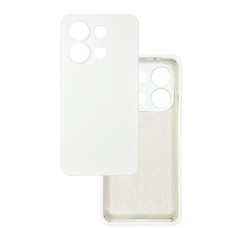 Чехол накладка Silicone Cover Soft Touch ЗК Xiaomi Redmi Note 13 4G Белый