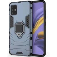 Чехол накладка Transformer Ring Samsung A51/M40S blue-gray