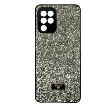 Чехол накладка Diamond Samsung A22 4G / M32 / M22 Silver-Gold