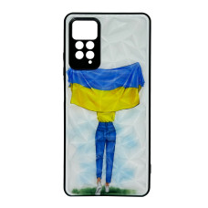 Чехол накладка Prisma Ukraine Girl with Flag Xiaomi Redmi Note 11 Pro / Note 12  Pro 4G / Poco X4 Pro NFC