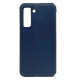 Чохол книжка шкіряний Cubic Samsung S21 FE синій