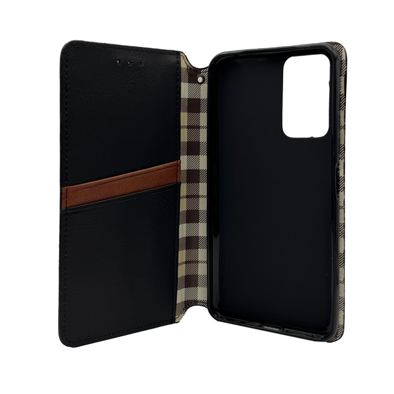 Чохол книжка шкіряний Cubic Xiaomi Redmi Note 12S чорний