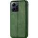 Чехол книжка кожаный Cubic Xiaomi Redmi Note 12 4G зеленый
