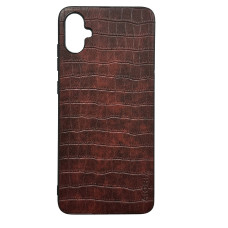 Чохол накладка AIORIA Crocodile Texture Samsung A05 Темно-коричневий