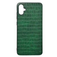Чехол накладка AIORIA Crocodile Texture Samsung A05 Зеленый