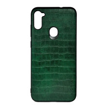 Чехол накладка AIORIA Crocodile Texture Samsung A11 Зеленый