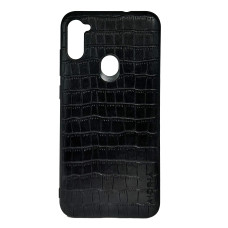 Чехол накладка AIORIA Crocodile Texture Samsung A11 Черный