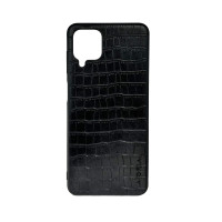 Чехол накладка AIORIA Crocodile Texture Samsung A12 / M12 Черный