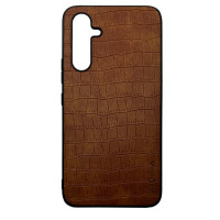 Чохол накладка AIORIA Crocodile Texture Samsung A54 Світло-коричневий
