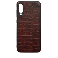 Чехол накладка AIORIA Crocodile Texture Samsung A70 Темно-коричневый