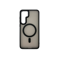 Чохол накладка Matte Corrugated Camera with MagSafe Samsung S25 Чорний