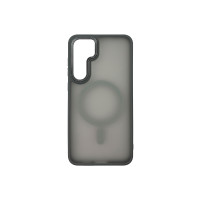 Чохол накладка Matte Corrugated Camera with MagSafe Samsung S25 Plus Сірий