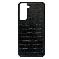 Чохол накладка AIORIA Crocodile Texture Samsung S21 FE Чорний