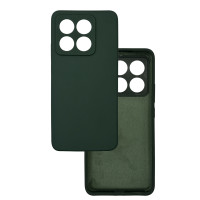 Чохол накладка Silicone Cover Soft Touch ЗК Xiaomi 14T Темно-зелений