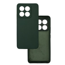 Чохол накладка Silicone Cover Soft Touch ЗК Xiaomi 14T Темно-зелений