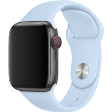 Ремешок Apple Watch silicone 42/44/45/49 mm Голубой (Blue)