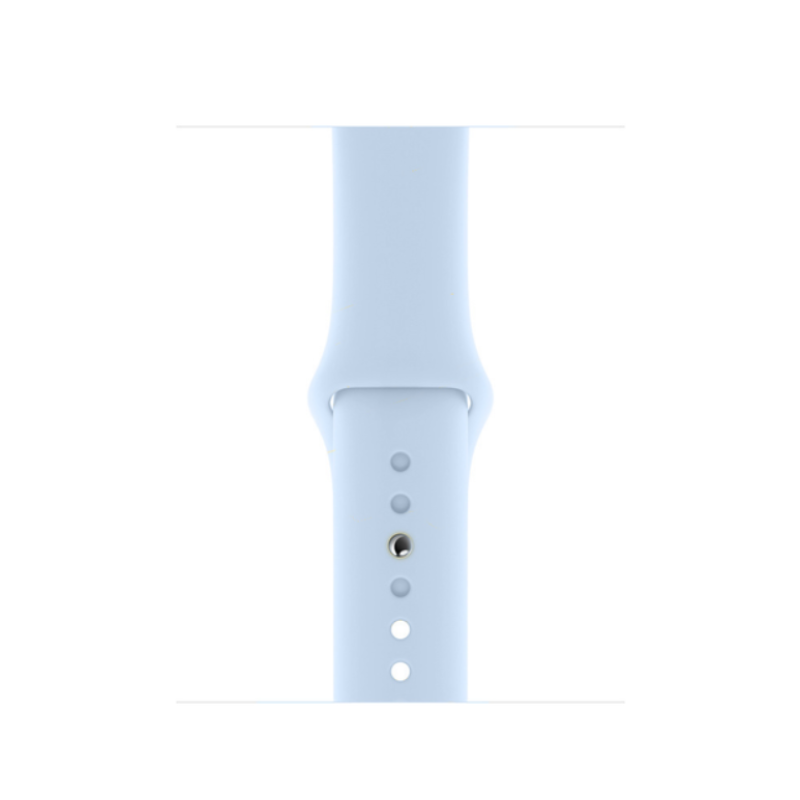 Ремінець Apple Watch silicone 42/44/45/49 mm Блакитний (Blue)