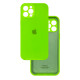 Чехол Silicone Case Camera Protective iPhone 15 Pro Max Салатовый (Lime Green)