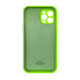 Чехол Silicone Case Camera Protective iPhone 15 Pro Max Салатовый (Lime Green)