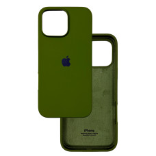 Чехол Silicone Case iPhone 16 Pro Зеленый (Army green)